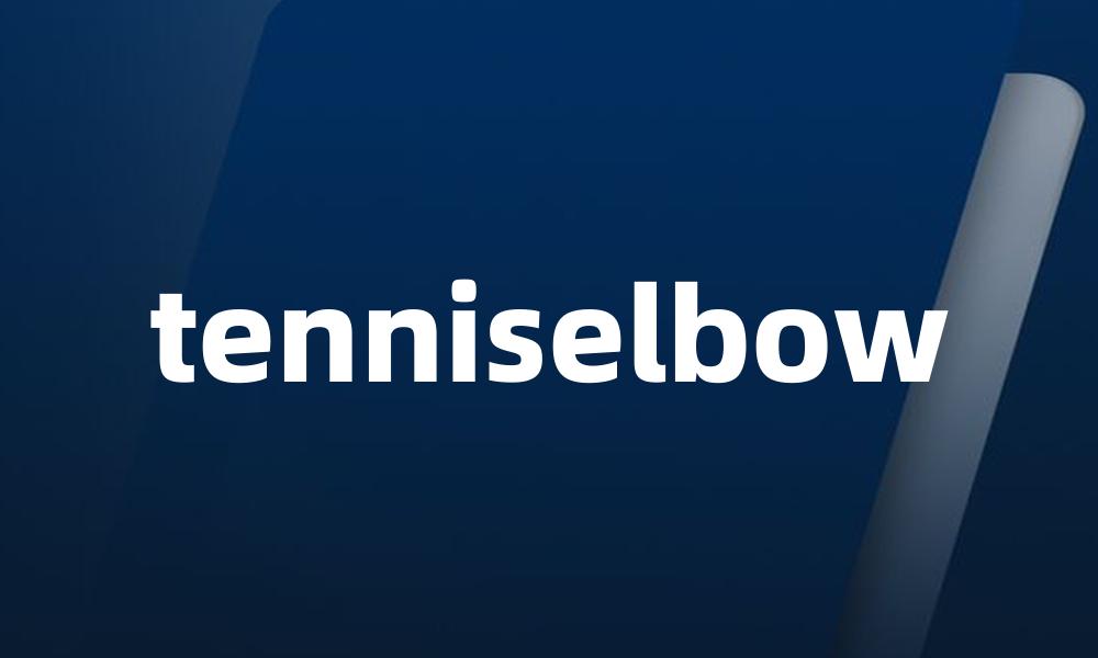 tenniselbow