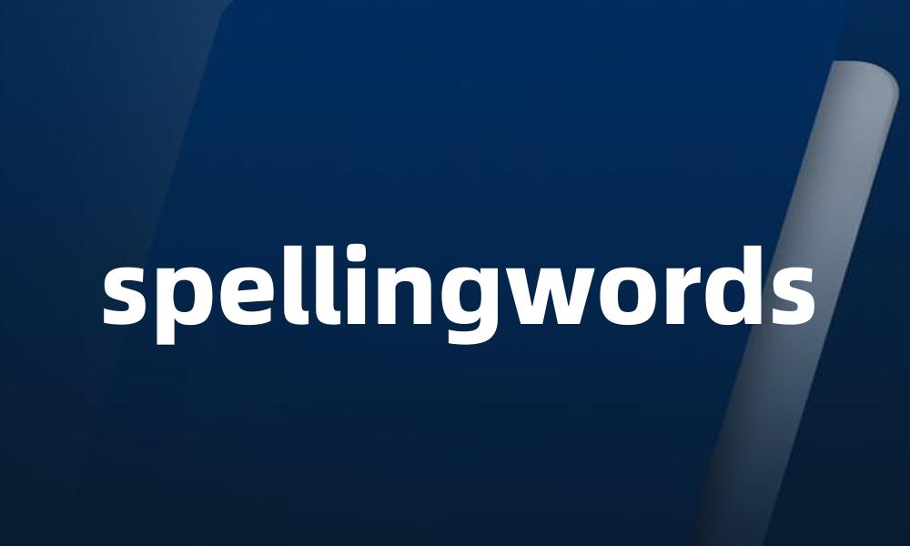 spellingwords