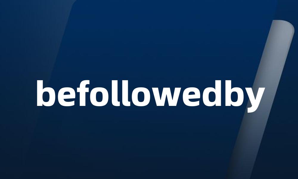 befollowedby