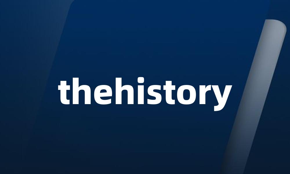 thehistory