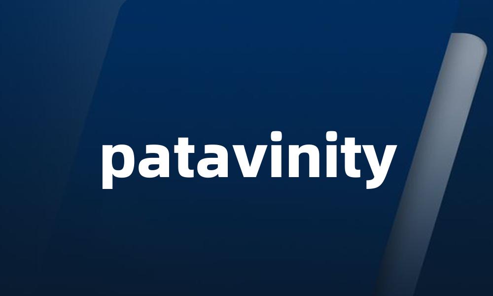 patavinity