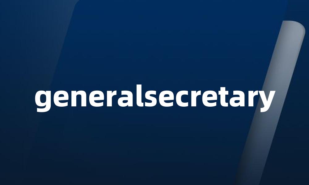 generalsecretary