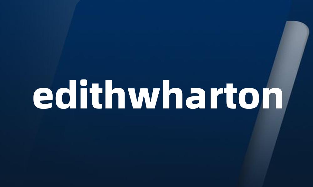 edithwharton