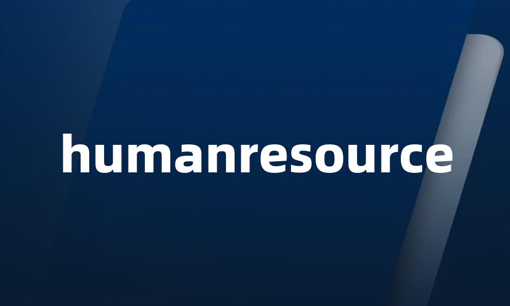 humanresource