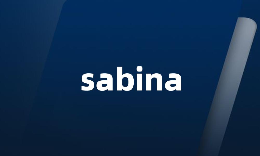 sabina