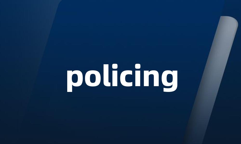 policing