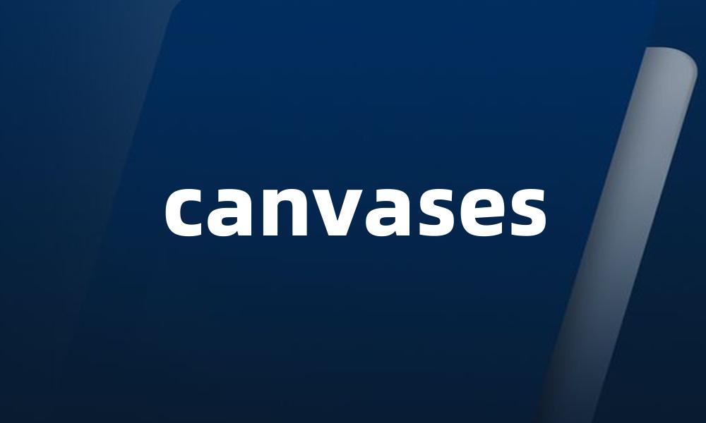 canvases