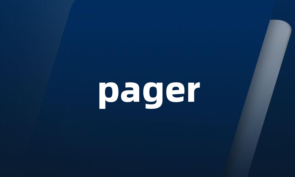 pager