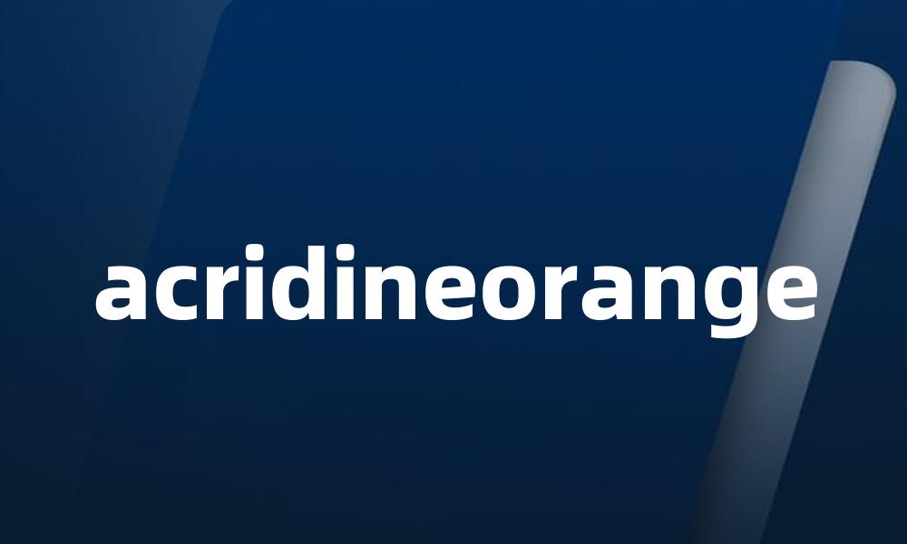 acridineorange