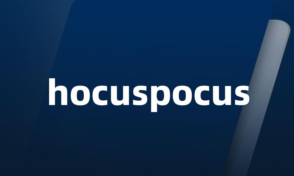 hocuspocus
