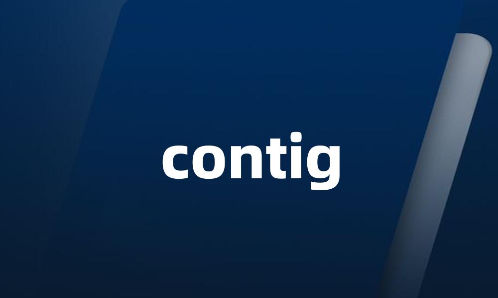 contig
