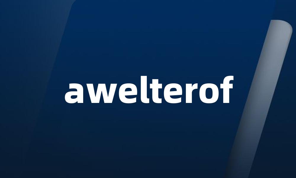 awelterof