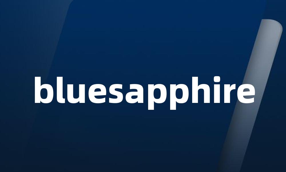 bluesapphire