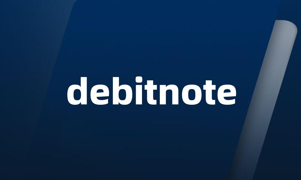 debitnote
