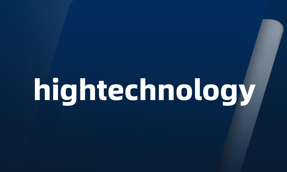 hightechnology