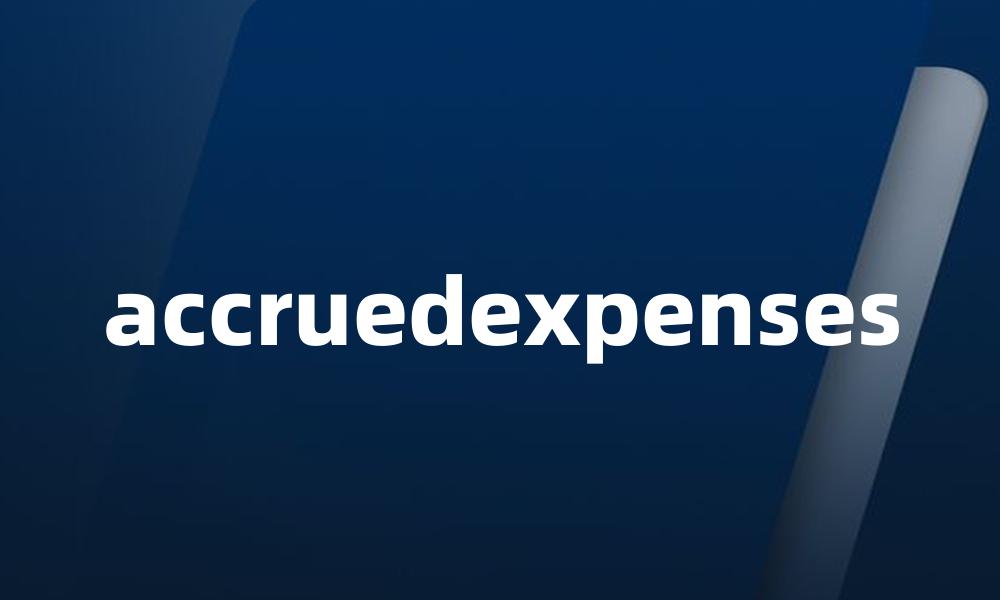 accruedexpenses