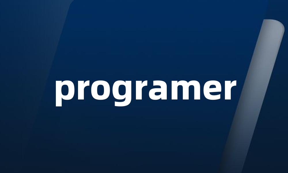 programer