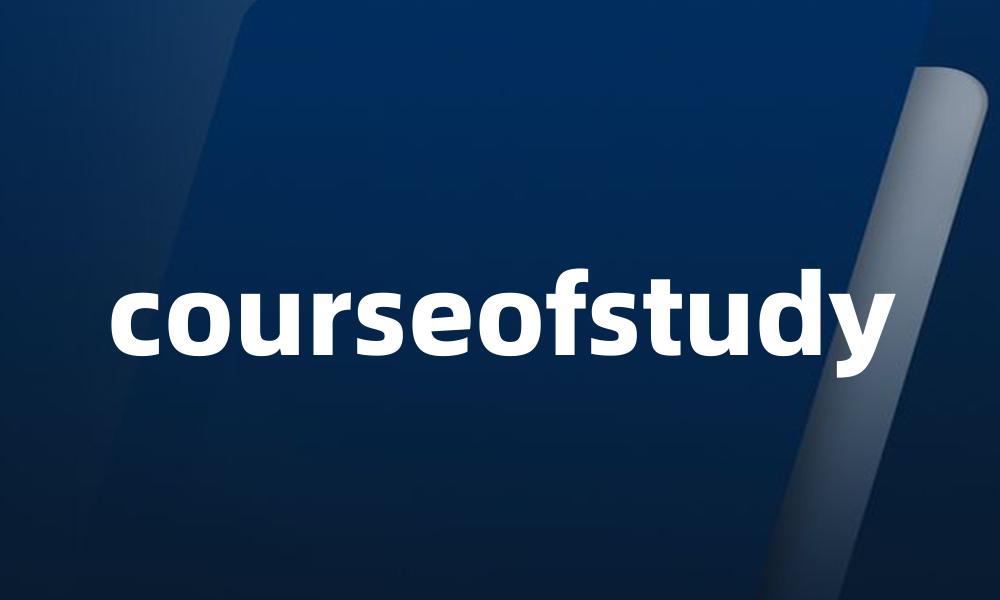 courseofstudy