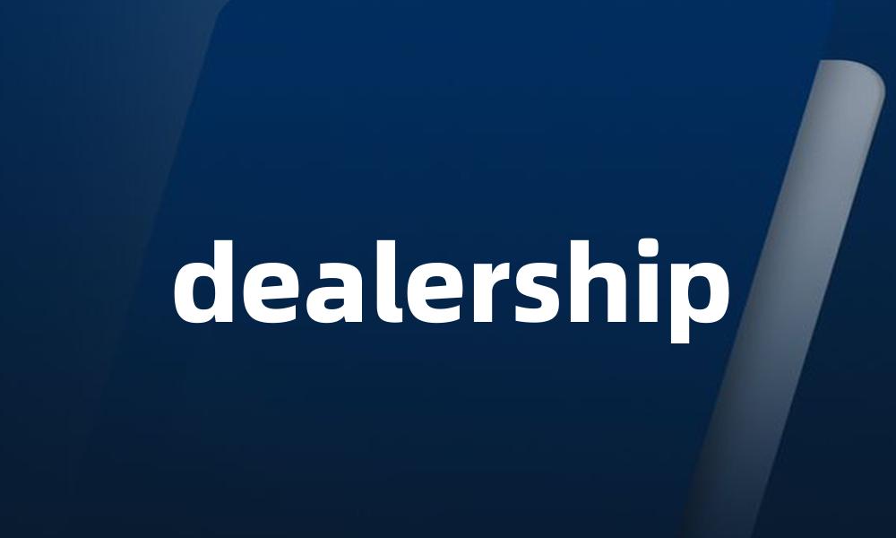 dealership