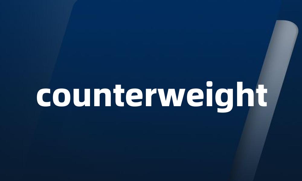 counterweight