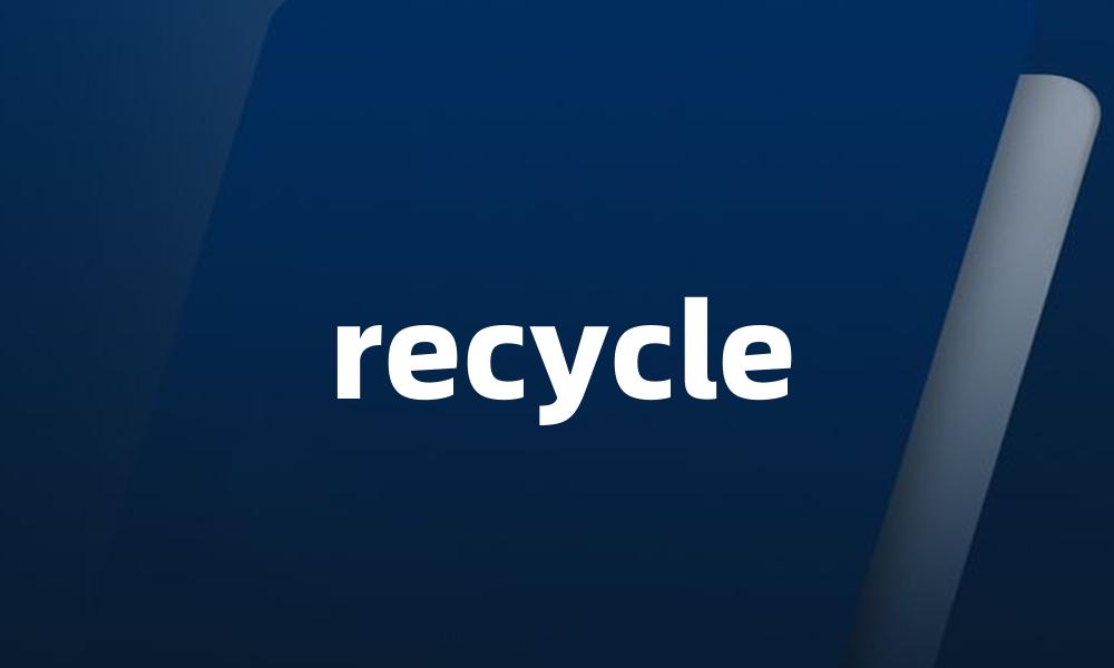 recycle