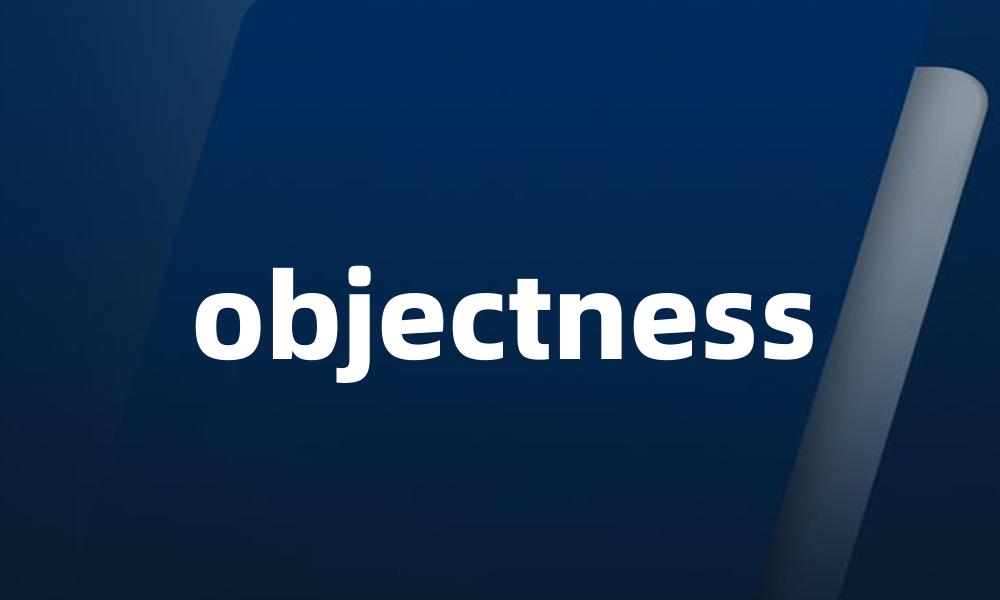 objectness