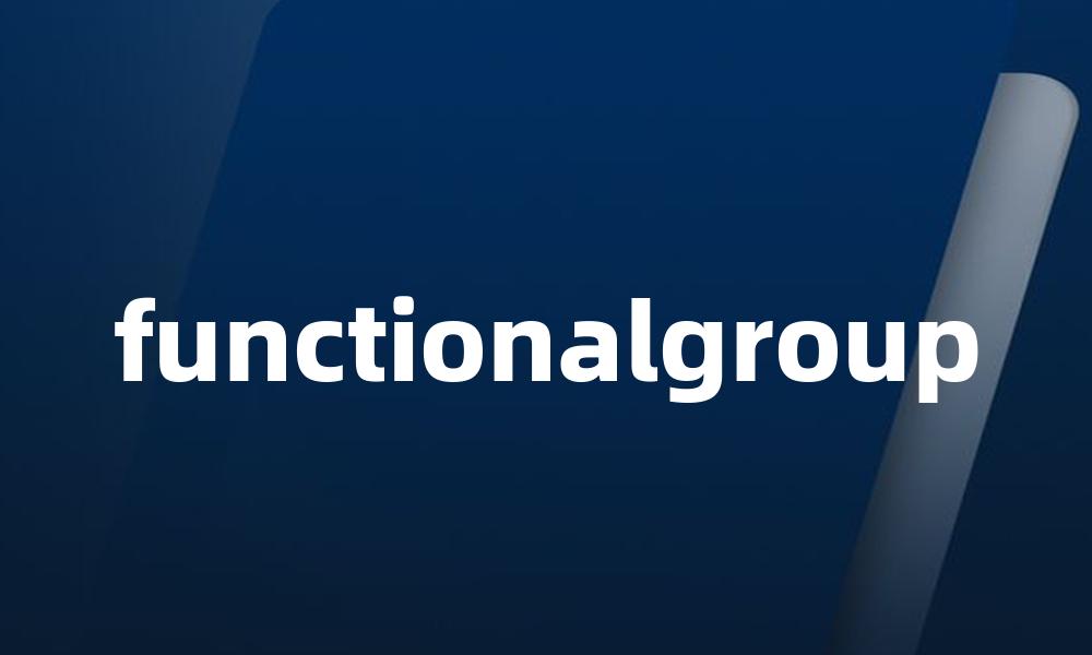 functionalgroup