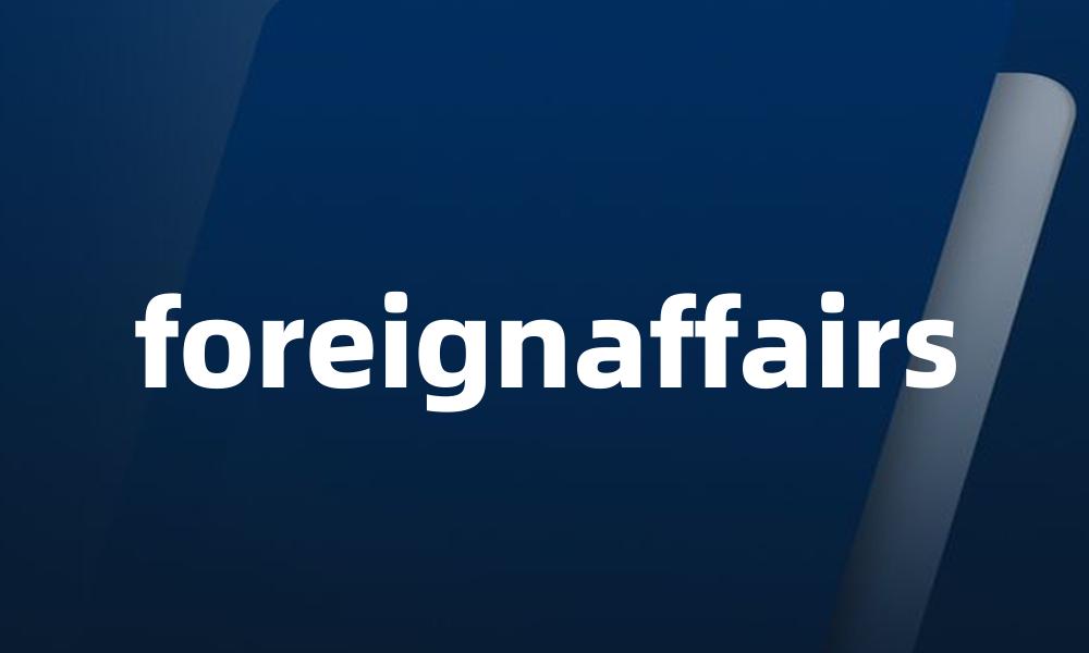 foreignaffairs