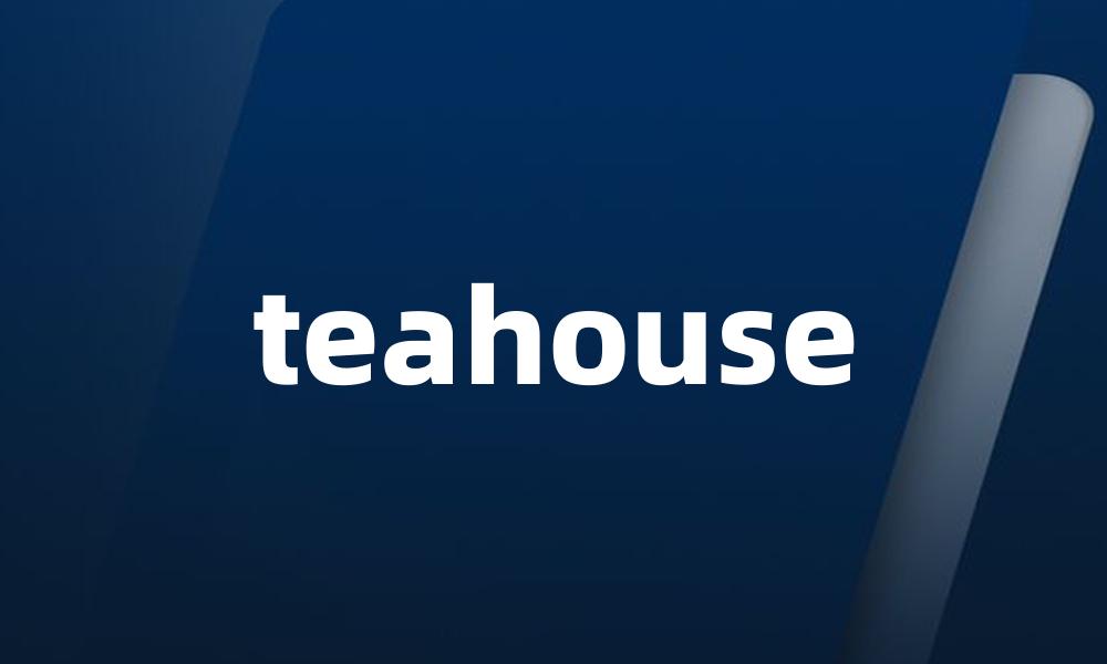 teahouse
