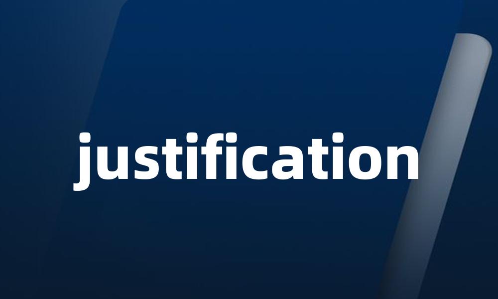 justification