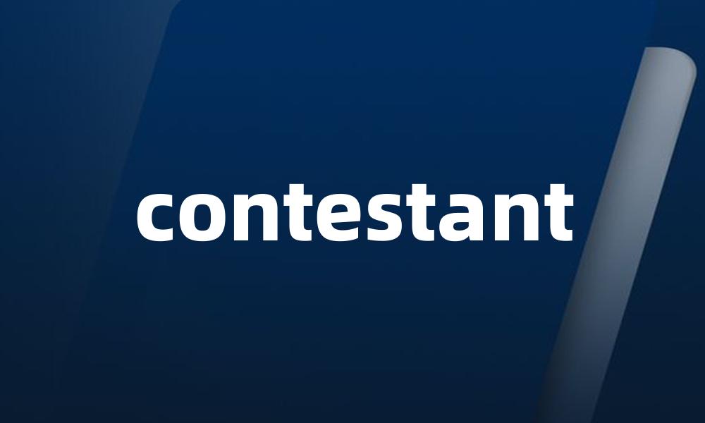 contestant