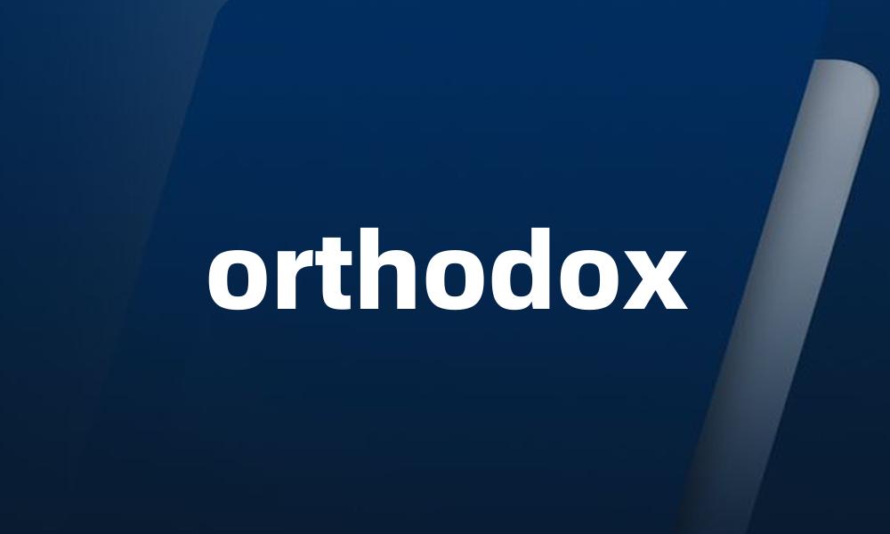 orthodox