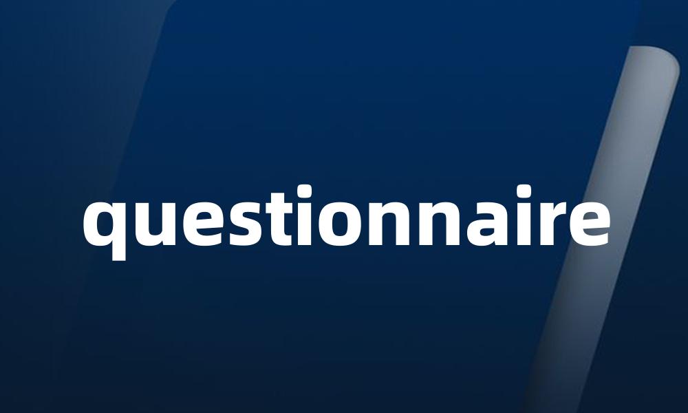 questionnaire