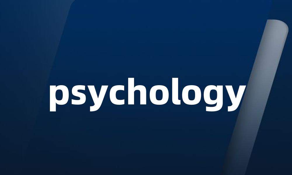 psychology