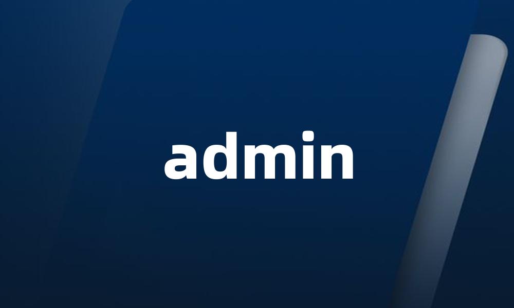 admin