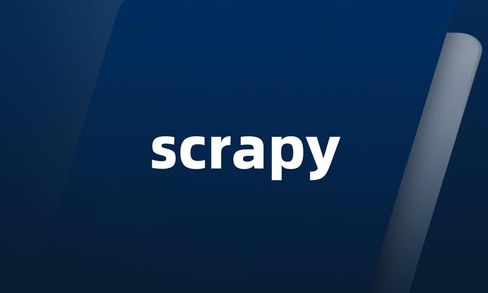 scrapy