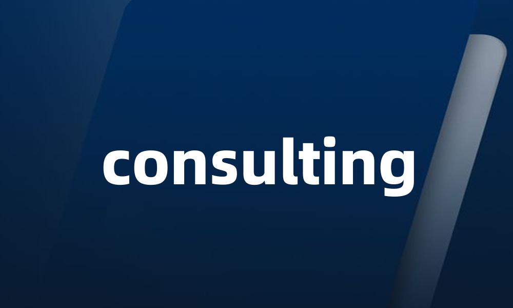 consulting