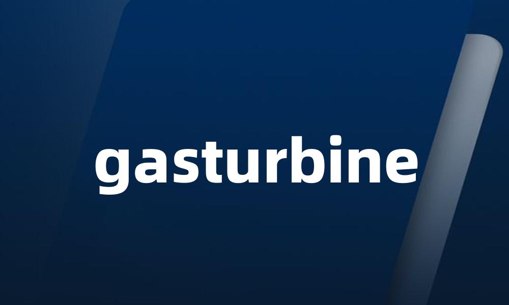 gasturbine