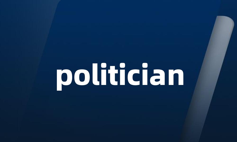 politician