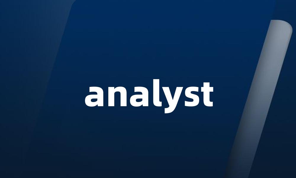 analyst