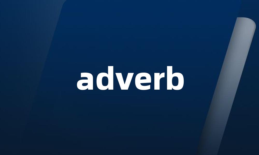 adverb