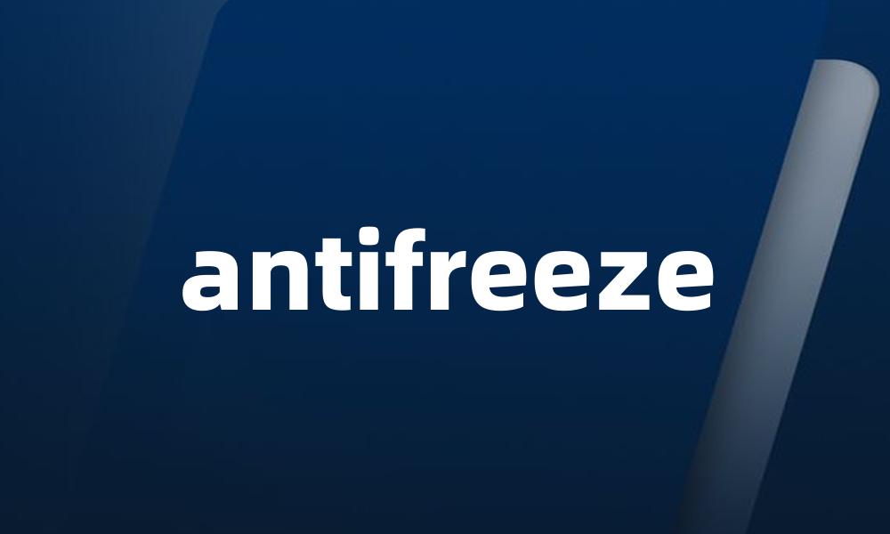 antifreeze