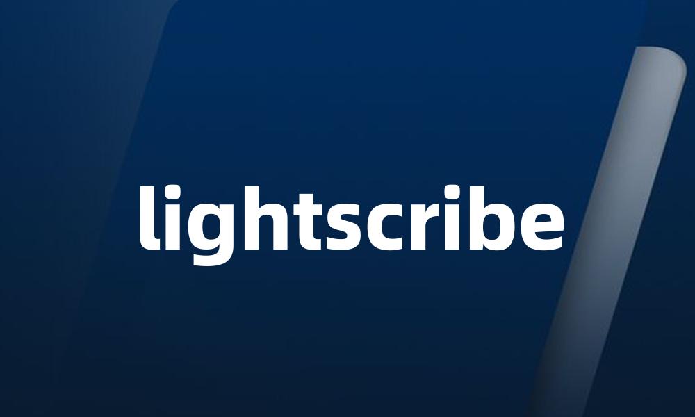 lightscribe