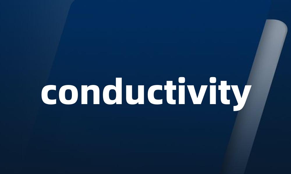 conductivity