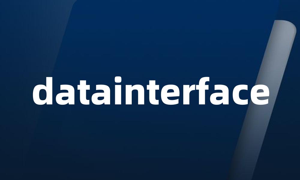 datainterface