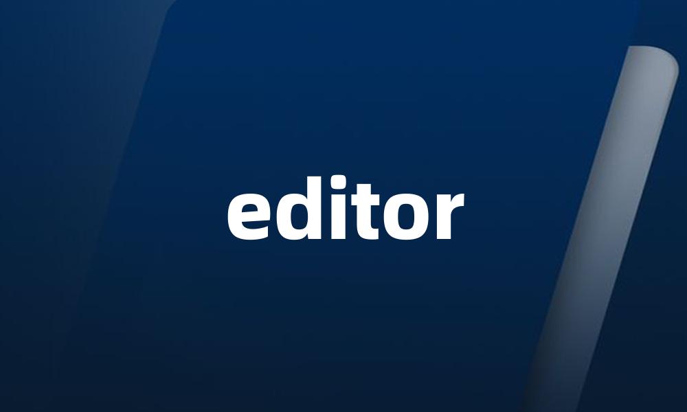 editor
