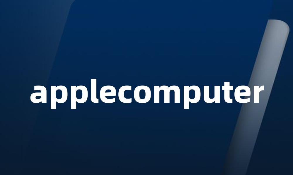 applecomputer