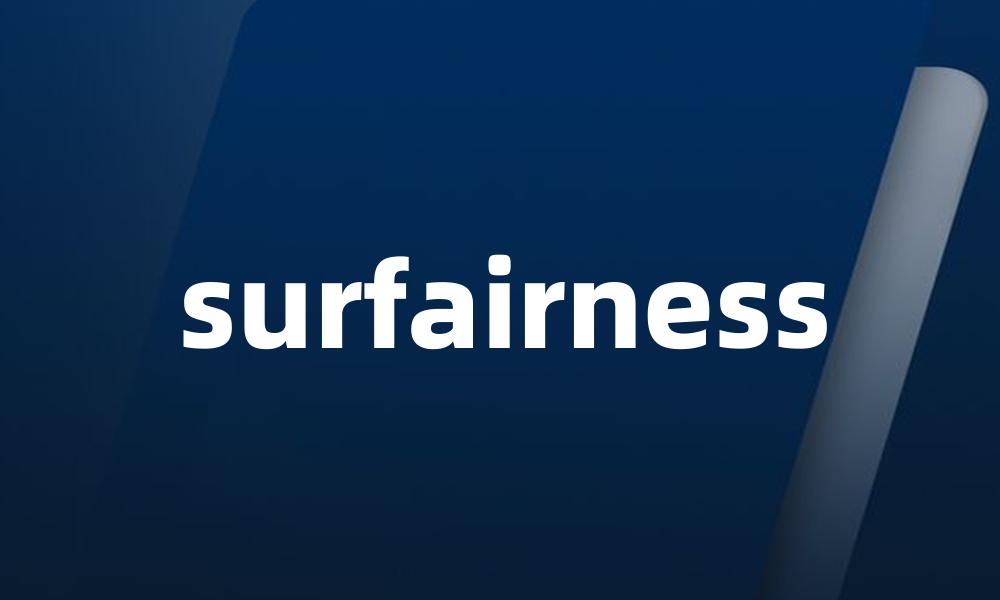 surfairness
