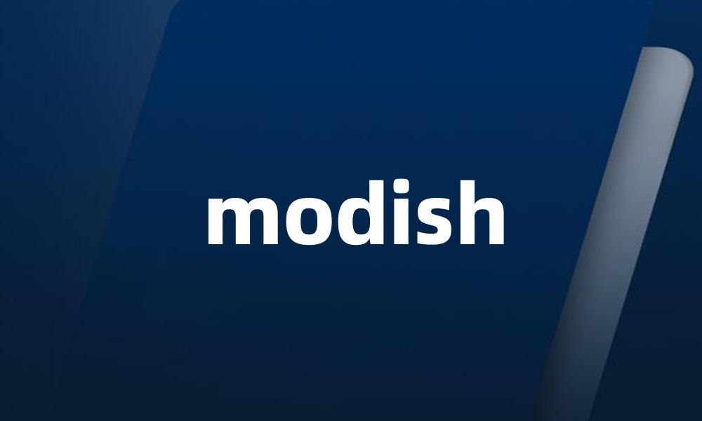 modish