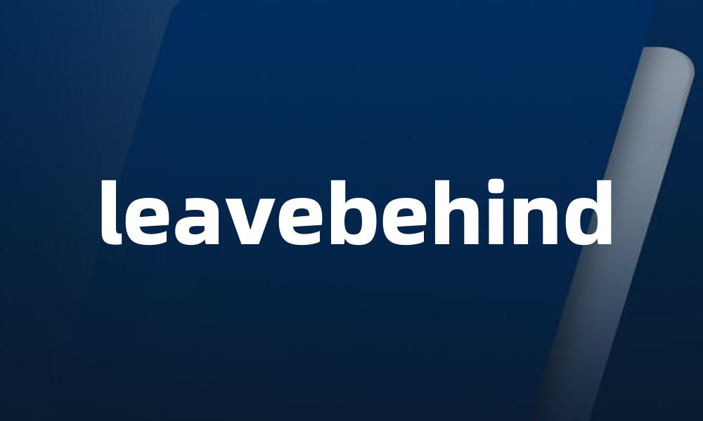 leavebehind